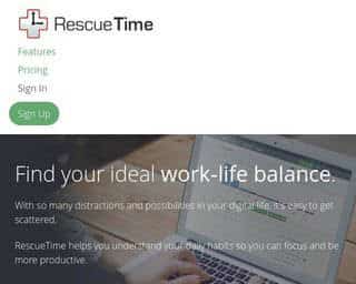 Rescue Time-best time tracking-app for business-320x256